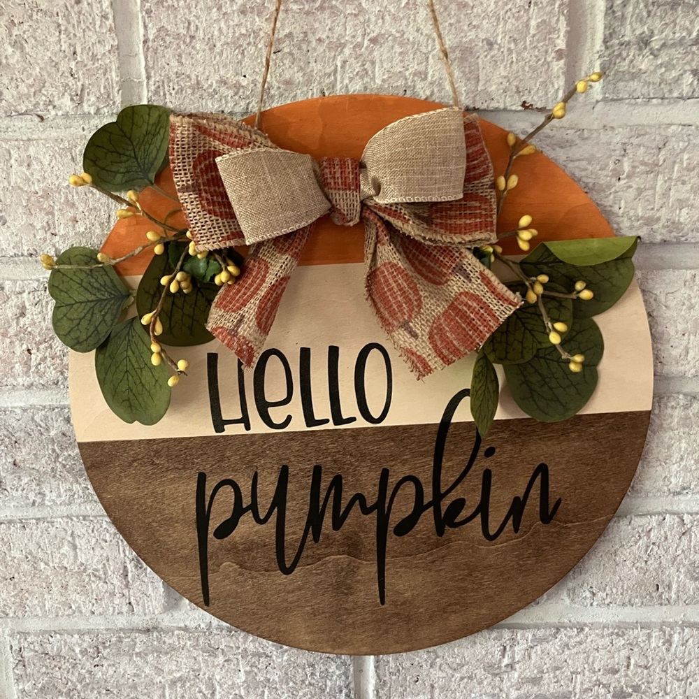 12 inch wooden welcome signs- look through all the pics for different signs! - Picture 3 of 6